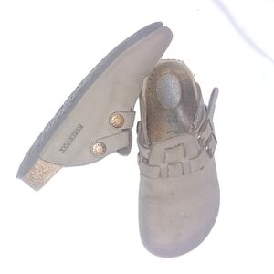 Birkenstock Taupe Clogs